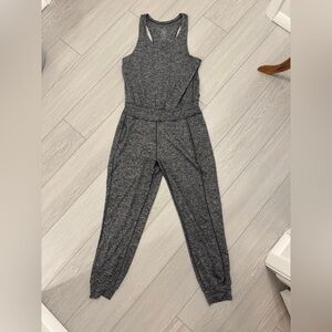 Sweaty Betty Gary Gray Sleeveless Jumpsuit Size L